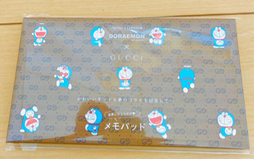 【限定】ドラえもん×GUCCI  Ogg特別付録メモパッド