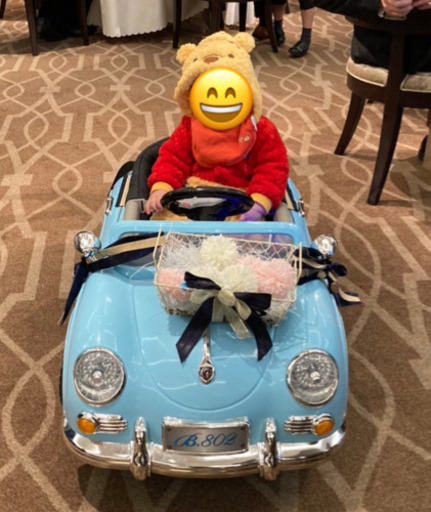 子供乗車用ラジコンカー　ポルシェ青