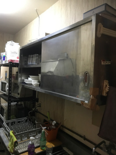 ステンレス　吊り棚　150幅