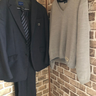 【決まりました★】　《美鈴が丘高校》男子制服　4点セット 175A 【MICHEL KLEIN】の画像