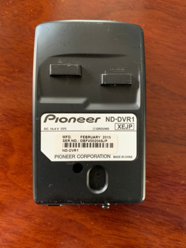 ドライブレコーダー　カロッツェリア　nd-dvr1