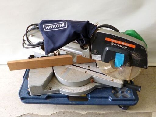 【自社配送は札幌市内限定】HITACHI/日立工機 216mm 卓上スライド丸のこ C8FB 動作OK 1990年製 中古【USED】