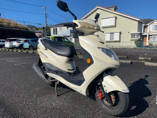 海外製 125 cc 原付 2種 スクーター 4スト 実動 書類 鍵あり