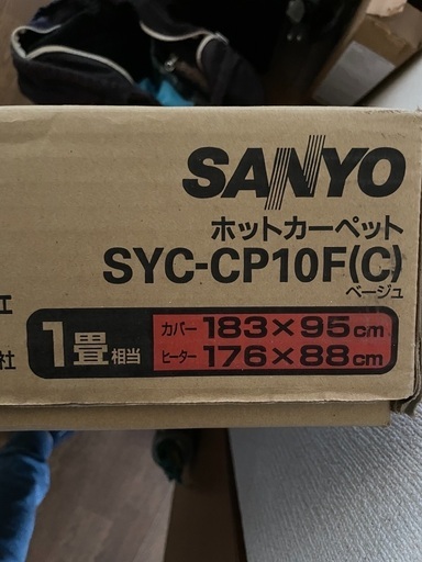 【4月末まで掲載】ホットカーペット