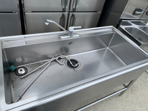 ☆中古品　1槽シンク　1500x750x800mm☆