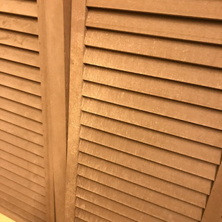 人工木　ラティス　ダークブラウン　フェンスの画像