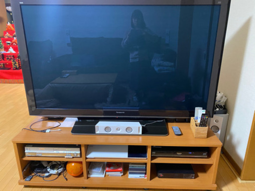 【成約済】65型パナソニックプラズマテレビ＋テレビ台セット★