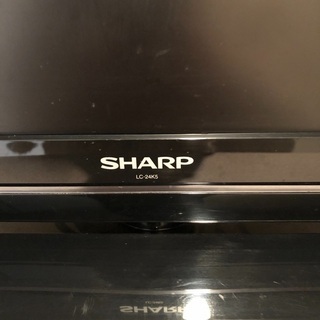 24インチ　シャープ　液晶テレビの画像