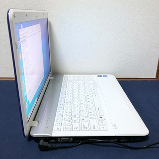 中古ノートPC NEC LS350ES1W i3 新品SSD240G Win10の画像