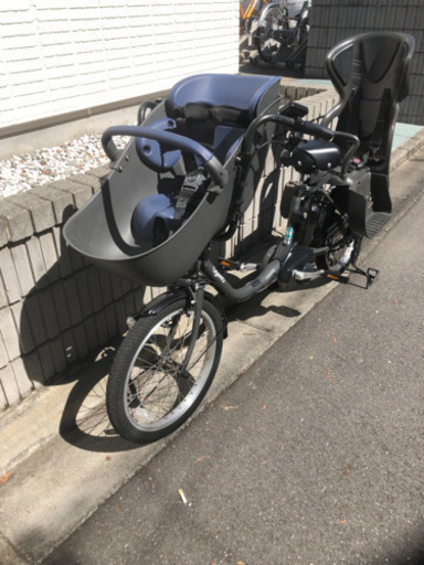 美品 パナソニック ギュットクルーム EX 2019年 12ah 3人乗り 20インチ 現行モデル 電動自転車　新入園　送迎