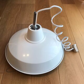 ペンダントライト（ホワイト）（直径約36cm）LEDライト付