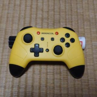 【終了】Switch用 連射機能付 無線コントローラー 振動強度...
