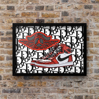 37 J BALVIN AIR JORDAN1エアジョーダン1 オマージュアートポスター