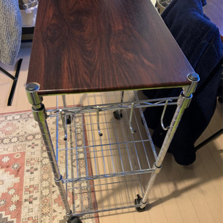 スチールワゴン、キッチンでも使えます