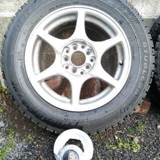 タイヤ・アルミホイル4本セット中古の画像