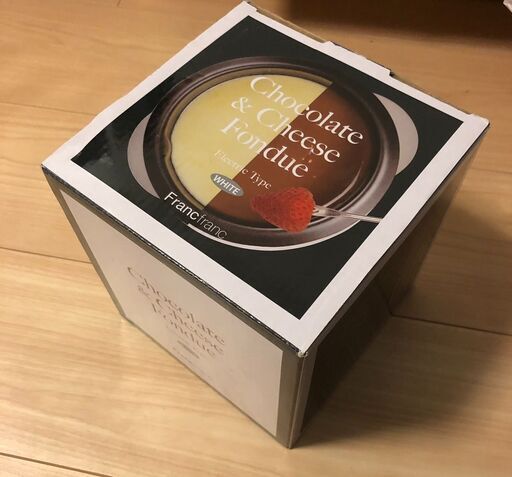 フランフラン フォンデュ鍋 美品 フォーク付 チーズフォンデュ チョコフォンデュ
