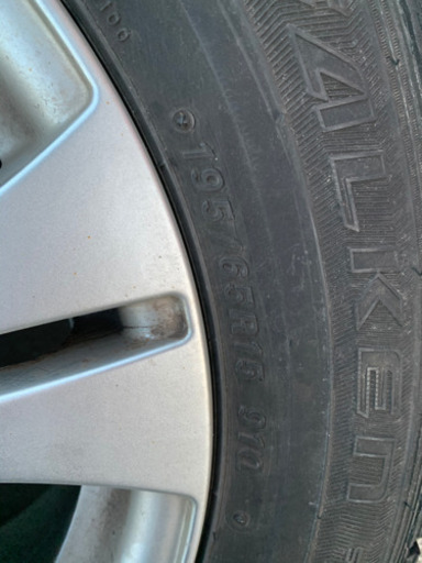 195/65R15 スタッドレスタイヤ 4本ホイール付