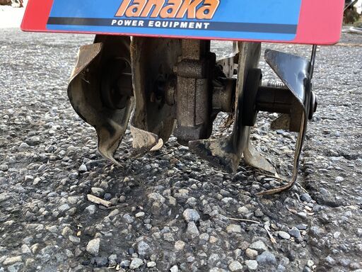 現品確認歓迎 初期不良対応可能 整備済 かけ易く 折り畳め 片手で持てる 日立工機 タナカ 2サイクル 30.7cc 耕運機 TUH31E 移動輪付