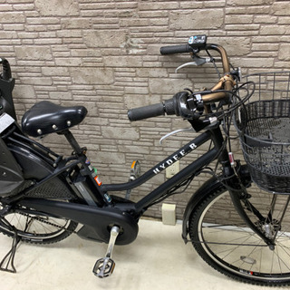 電動自転車　BS HYDEE B 黒　バッテリー8.9Ah新品　指定地域配送無料 BRIDGESTONE HYDEE.B 8.9Ah新品バッテリー 電動自転車【中古】【B1X67443】