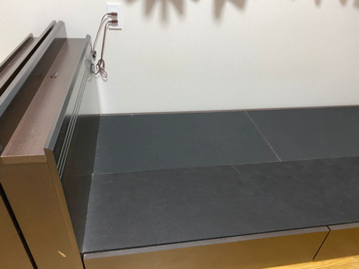 シングルベッド　引き出し付き　太陽家具