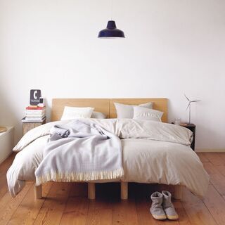 無印良品　ペンダントライト（グレー）（直径約36cm）LEDライト付の画像