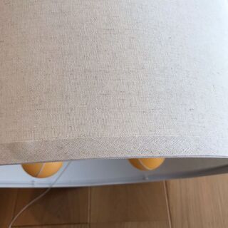ペンダントライト（布張り）（直径約41cm）LEDライト付の画像
