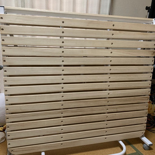 【値下げしました】すのこベッド　セミダブルの画像