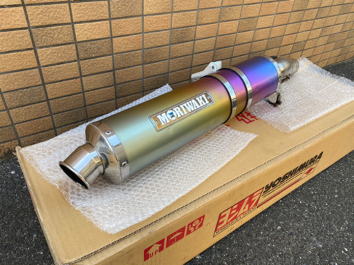 CB1300用モリワキスリップオンチタンマフラー