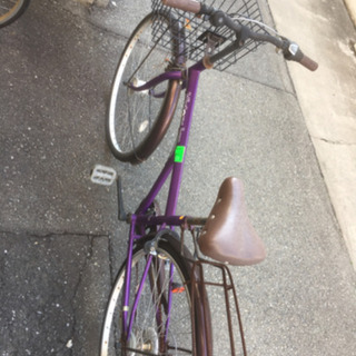 自転車　パンクしてます。