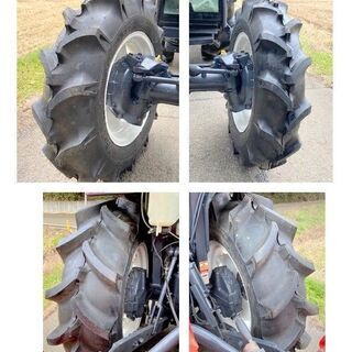 ヤンマートラクター EF 338 エコトラ ★エアコンキャビン付き★4WD ★パワステ★パワシフト★新品タイヤの画像