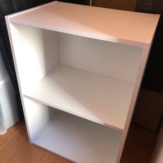 譲る方決定しました　カラーボックス　白