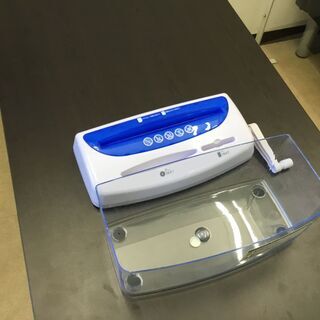 【美品】シュレッター 手動「手廻し」タイプ 「近隣は無償でお届け」の画像