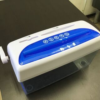 【美品】シュレッター 手動「手廻し」タイプ 「近隣は無償でお届け」の画像