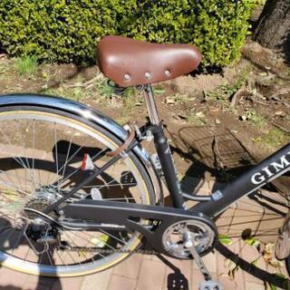 27インチ 自転車 6段変速 シティサイクル