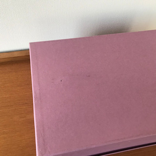収納ボックス 青山スパイラルで購入 中が見えるフィルム付き シャビーシックの画像