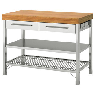 IKEA イケアステンレス 作業台の画像