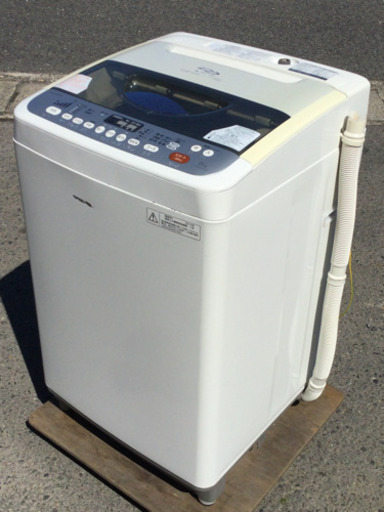 中古　2013年製　洗濯機　6kg　幅56.5　　奥行53.6　　高さ86.3　 （ｃｍ）　全自動