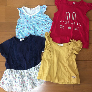 女の子　半袖シャツ90〜110 まとめ売り