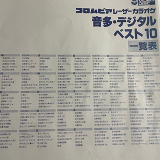 コロムビア　レーザーカラオケ51枚セットの画像