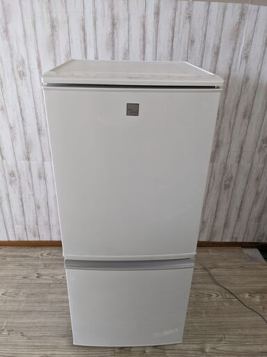(売約済み)シャープ ノンフロン冷凍冷蔵庫 137L 2016年製 SJ-14E3-KW つけかえどっちもドア