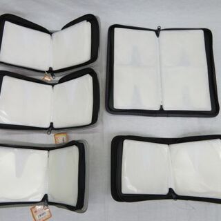 綺麗なお品です！CDケース 24枚収納品 32枚収納品！2種類まとめ売り お安くお譲り致します！の画像