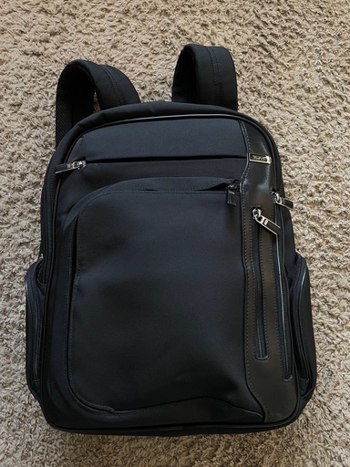 ＜終了＞【美品】TUMI　(トゥミ)   バックパック　アリーヴェ キングスフォード 25181D    黒 　多機能バッグパック