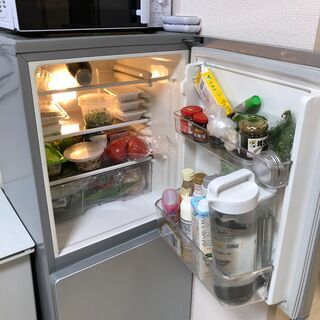 [3/22~23お譲り希望] 2ﾄﾞｱ冷蔵庫110L ﾓﾘﾀ MR-J110CC 2013年製の画像