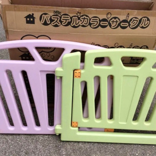 JTCベビーサークル★パステルカラー6枚+追加の2枚