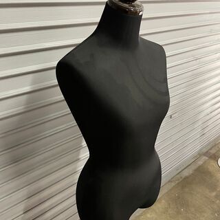 【売約済】レディース トルソー 婦人 マネキン ディスプレイ ブラック/黒 アパレル ①の画像
