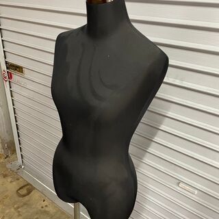 【売約済】レディース トルソー 婦人 マネキン ディスプレイ ブラック/黒 アパレル ①の画像