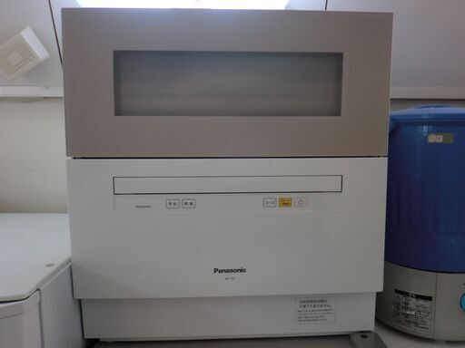 【中古品】Panasonic/パナソニック　食洗機/食器乾燥機/食器洗い乾燥機　NP-TH1　シャンパンゴールド　2018年製
