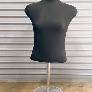レディース トルソー 婦人 マネキン ディスプレイ ブラック/黒...