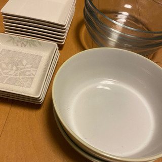 皿まとめて　無印良品　アフタヌーンティー