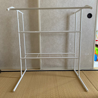ハンガーラック（使用期間5ヶ月）※足立区東和まで引き取りに来ていただける方 東京都 足立区のハンガーラック 家具の中古が安い！激安で譲ります